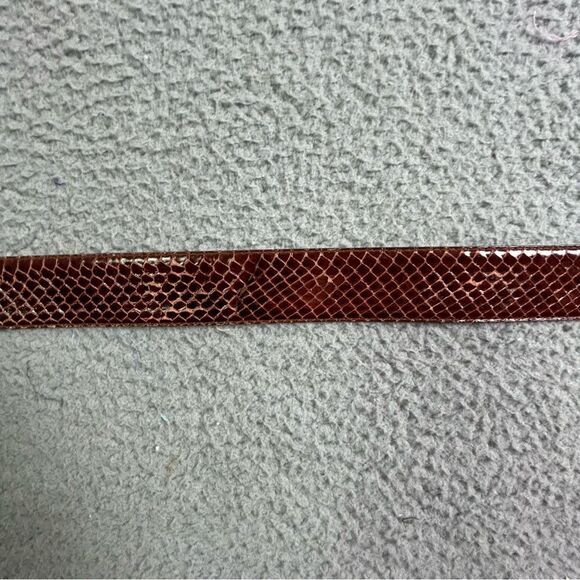 SNAKESKIN BELT Size s/m brown main image 12